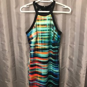 Colorful Bodycon Mini Dress